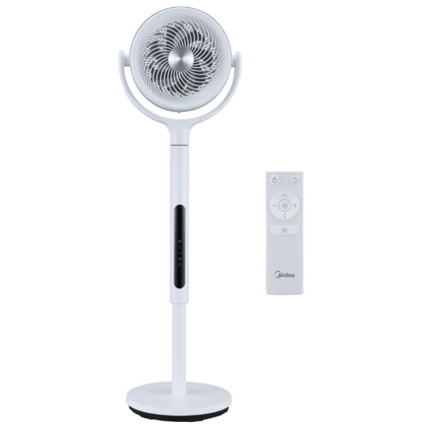 Midea 美的 FSC1825RDC 7吋座地變頻循環扇 (白色): 12段風速、3D循環風、雙層扇葉